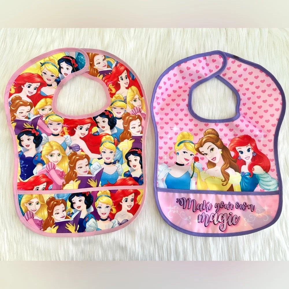 DISNEY PRINCESS BIB SET